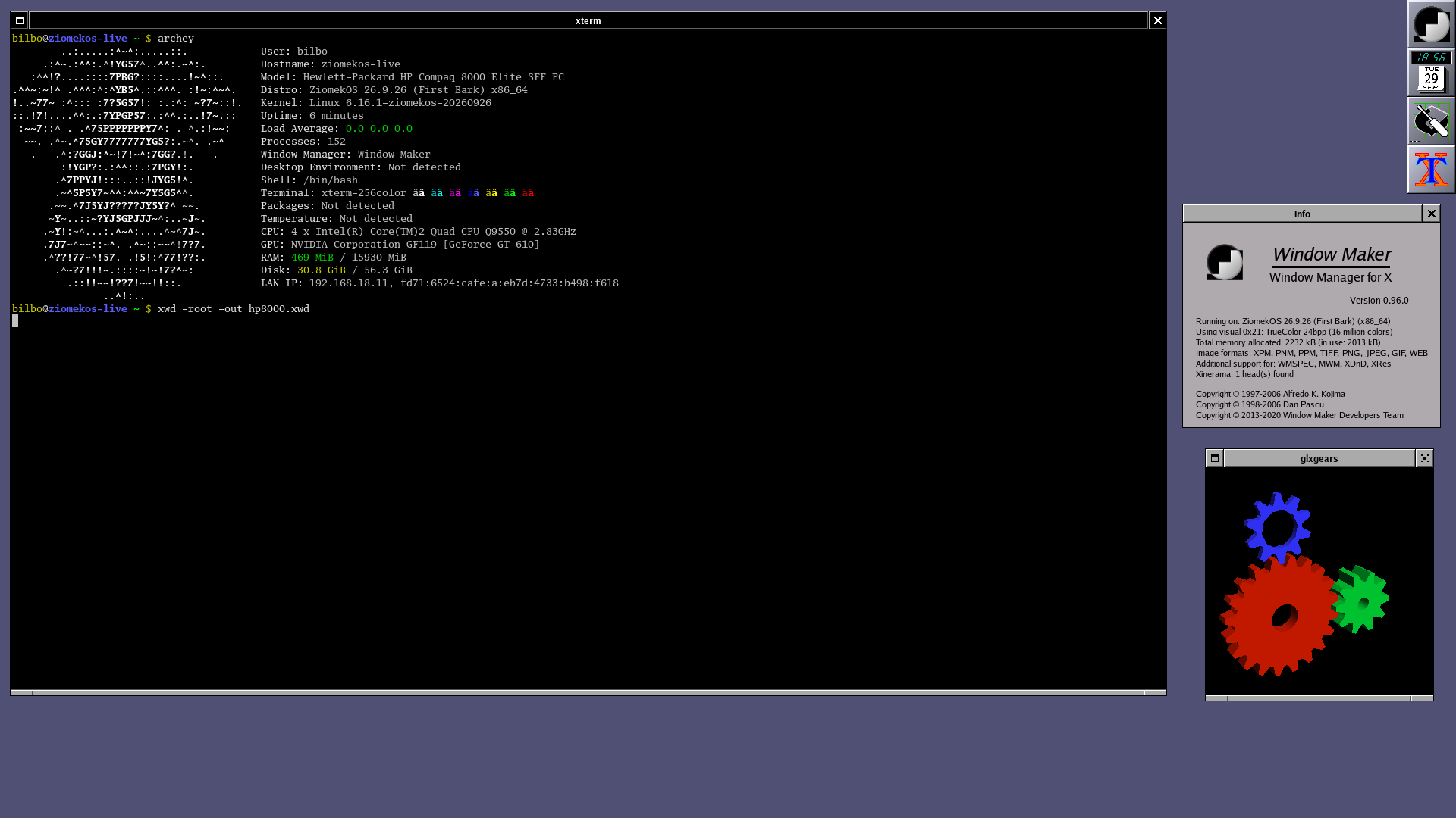 Desktop (HP 8000)